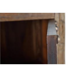 Giner y Colomer Aparador Madera Reciclada 120x75x40 cm Metal Oxidado