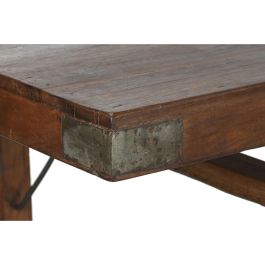 Mesa Plegable Home ESPRIT Natural Madera Reciclada 240 x 90 x 77 cm