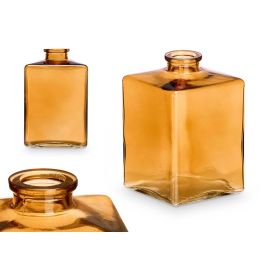 Frasco de Cristal Cuadrado Ámbar Giftdecor 8x12x8 cm (12 Unidades) Precio: 24.50000014. SKU: B14DE86NTK