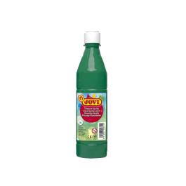 Jovi Témpera Líquida School Verde Oscuro Botella 500 mL