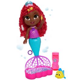 Just Play 39902 Muñeca Sirena Princesa Ariel Disney Junior Bubbles, Sonido y Canción 'Shimmer', Figura Flounder y Solución Burbujas 30cm Precio: 14.69000016. SKU: B1EDF2VX2W