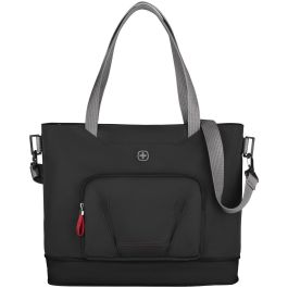 Wenger Motion Deluxe Tote - Bolsa para portátil de 16 pulgadas (40,64 cm) - Negro Chic