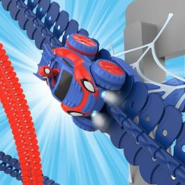 Smoby SMO180918 Set de Descubrimiento Spidey Flextreme con 184 Pistas Flexibles, 1 Vehículo y Baterías Incluidas