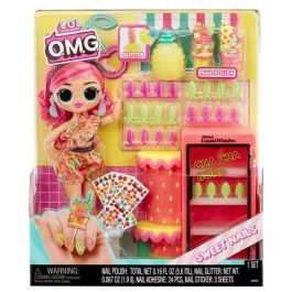 Muñeca l.o.l. surprise omg sweet nails con tienda de frutas pinky pops 31.75x21.92x26.27 cm