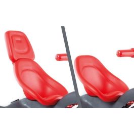 Molto Triciclo Urban Trike Rojo con Palo, Cinturón de Seguridad, Bolsa, Ruedas de Goma y 98 cm - Edad Mínima 10 Meses