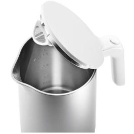 Zwilling Hervidor de Agua Eléctrico ENFINIGY 1.5 L, 1850 W, Protección contra Sobrecalentamiento, Inalámbrico, Plata