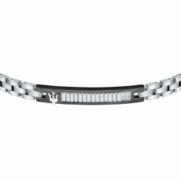 Pulsera Hombre Maserati Acero Inoxidable 21,5 cm Plateado