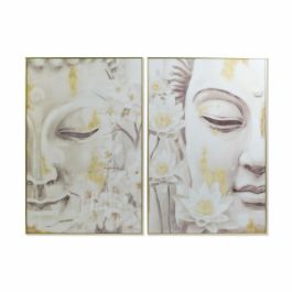Cuadro Oriental DKD Home Decor Beige Amarillo 4 x 120 x 80 cm (2 Unidades) Precio: 138.5000001. SKU: S3028178