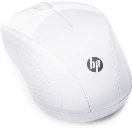 HP 220 Ratón Inalámbrico Ambidextro, Tamaño Viaje, Larga Batería, Blanco Nieve