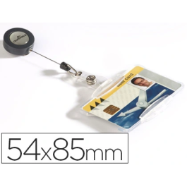 Durable Identificador con Cordon Extensible para Uso Vertical y Horizontal, 54x85 mm Precio: 41.50000041. SKU: B1JM98TZV2