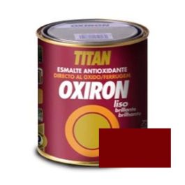 TITAN Esmalte Sintético Industrial Alquídico Oxiron Liso Burdeos 750ml - Secado Rápido, Alta Protección para Acero C2 C3 Precio: 27.50000033. SKU: B13HM5V8EV
