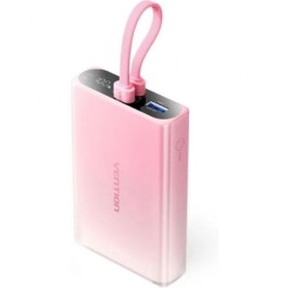 Vention FHZP0 Powerbank 10000mAh 22.5W Carga Rápida USB-C Lightning USB-A Rosa para Smartphone y Viajes Precio: 25.4999998. SKU: B18P23L2Z7