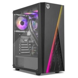 Nox NXHUMMERFROST Caja Gaming Semitorre Hummer Frost ARGB con Cristal Templado, USB 3.0 y ATX/M-ATX para Gráficas Grandes