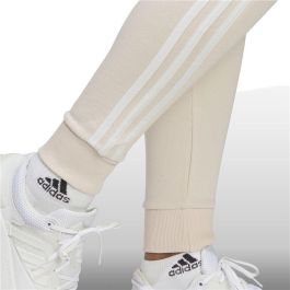 Pantalón Largo Deportivo Adidas Essentials 3S Beige Mujer