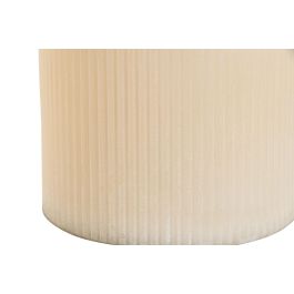DKD Home Decor Vela Decorativa de Cera Crema Basicos 10x10x10 cm, 6 Unidades, 650g, Duración 85 horas
