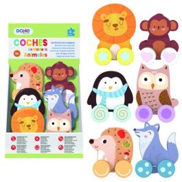 Dohe 64002 Expositor de 6 cochecitos de animales de madera - Juego educativo a partir de 1 año Precio: 45.50000026. SKU: B1HTJDNDJH