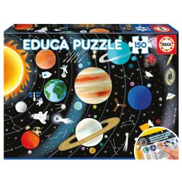 Educa 19584 Puzzle Sistema Solar 150 piezas con lámina incluida 48x34 cm +6 años