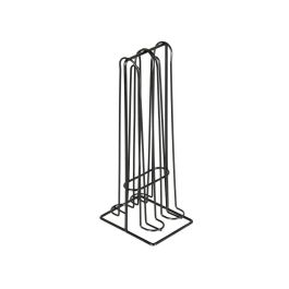 Quttin Soporte para 32 Cápsulas de Café Negro - Organizador de Sobremesa 13.5 x 10 cm (12 Unidades)