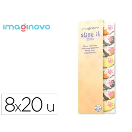 Imaginovo Bloc notas adhesivas marcapaginas patita perro 120 hojas 8x15x48 mm Precio: 1.3673. SKU: B1JWWBYEZQ