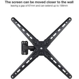 TOOQ SOPORTE PARED PANTALLAS 13-55" GIRA/INCLI NEGRO