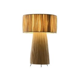 Lampara Sobremesa Urban DKD Home Decor Marron Claro 27 x 40 x 27 cm Lampara Sobremesa Urban DKD Home Decor Marron Claro 27 x 40 x 27 cm