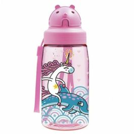 Botella de Agua Laken OBY Jumping Rosa (0,45 L) Botella de Agua Laken OBY Jumping Rosa (0,45 L)