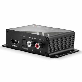 Lindy HDMI 4K 60Hz 18Gbps Audio Extractor Separador de Audio Digital y Analógico Dolby Digital 5.1 Óptico RCA HDR HDCP 2.2