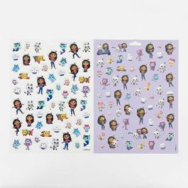 Cerdá Pack Pegatinas Gabby's Dollhouse Morado 18x25 cm Edad Recomendada 3+ Años