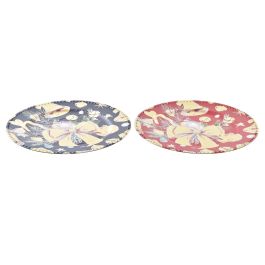 DKD Home Decor Centro de Mesa Navidad Moderna Negro Rojo 33 x 2 x 33 cm