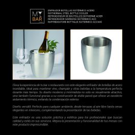 Enfriador Isotérmico de Acero My Bar 18x18 cm - Inde (6 Unidades) Enfriador Isotérmico de Acero My Bar 18x18 cm - Inde (6 Unidades)