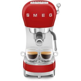 Smeg ECF02RDEU Cafetera 50's Style Roja