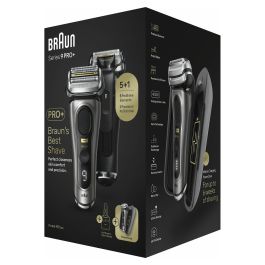 Braun Series 9 Pro+ 9575cc Afeitadora Eléctrica de Láminas Wet & Dry con Tecnología Sonic y Base de Limpieza