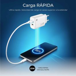Cargador de Pared Subblim SUBCHG-6G2520 Blanco 25 W