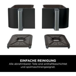 Ninja Freidora de Aire Foodi AF200EU Doble Depósito 7,6 L 2400W 4 Programas de Cocción