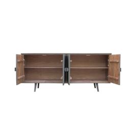 Aparador DKD Home Decor Gris oscuro Madera 177 x 38 x 75 cm