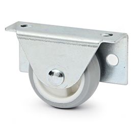 Q&Q Rueda Fija Oriana, Fabricada en Nylon, Diámetro Rueda 39mm, Altura Total 42mm, Para Muebles Tipo Nido Precio: 1.49999949. SKU: B1JQGTFF83