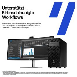 HP Z2 TWR G1i U9285 Workstation PC 32GB RAM 1TB SSD Germany - German localization