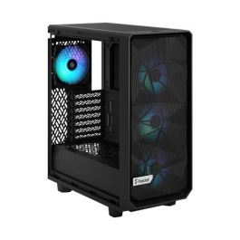 Fractal Design Meshify 2 Compact RGB Black TG Light Tint - Caja PC Midi-Tower ATX Negro con Ventana Lateral y RGB