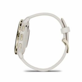 Garmin AAAAL87491 Reloj inteligente con GPS Venu 3S, 30,4 mm (1,2"), acero dorado suave, caja marfil, correa silicona marfil