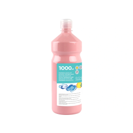 Liderpapel Tempera liquida escolar 1000 ml Rosa Superlavable