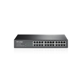 TP-Link TL-SF1024D Switch Fast Ethernet No Administrado 24 Puertos 1U Montaje en Rack Negro Precio: 56.50000015. SKU: S7762774