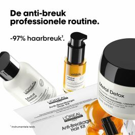 L'Oréal Professionnel Paris Metal Detox Estuche 3 pz: Champú, Mascarilla y Aceite Concentrado. Tratamiento desintoxicante elimina metales.