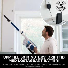 Shark Aspiradora de escoba inalámbrica IZ380EU, Ligera y flexible, Tecnología FloorDetect, Antienredos