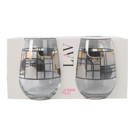 Set de 4 Vasos Gaia Abstract 475 cc - LAV (6 Cajas) Set de 4 Vasos Gaia Abstract 475 cc - LAV (6 Cajas)