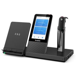 Yealink WH67 Auriculares UC DECT Inalámbricos con Estación Base Táctil, Bluetooth 4.2, Diadema para Oficina y Centro de Llamadas, Negro Precio: 270.49999999. SKU: S7772015