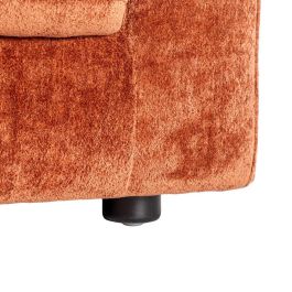 Sofá 2 Plazas Teja Tejido-Madera 165 X 96 X 86 cm