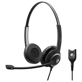 EPOS Auriculares Impact SC 260 Alámbricos Oficina/Centro de Llamadas Negro Binaural USB Noise Cancelling