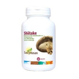 SURA VITASAN Shiitake 60 Cápsulas, Extracto Lentinula edodes 8:1, 40% Polisacáridos y 25% Betaglucanos Precio: 20.5000004. SKU: B1CSWDV7SH