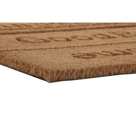 DKD Home Decor Felpudo Marron Coco Goma 45 x 75 cm (2 Unidades) 2.3 cm