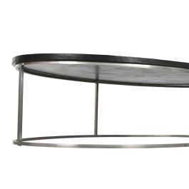 Mesa de Centro Home ESPRIT Negro Marfil 150 x 80 x 40 cm Mesa de Centro Home ESPRIT Negro Marfil 150 x 80 x 40 cm